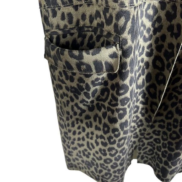 BlankNYC Lush Olive Green Animal Print Faux Suede Jacket - Picture 6 of 12